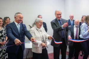 L’Amandier évolue et se diversifie avec PatrimoineLanguedocienne et Madame Charasse inaugurent le nouveau Amandier ©PL Douère