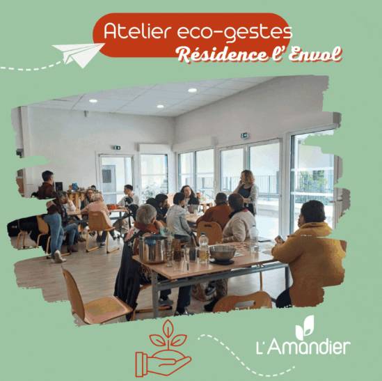 Lire la suite à propos de l’article Un atelier sur les Écogestes à la Résidence l’Envol